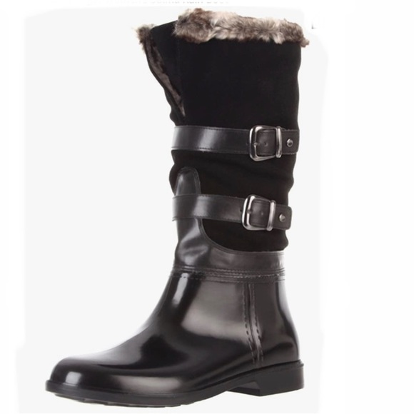 STORM by Cougar Salma rain boots with leather upper - Picture 2 of 11